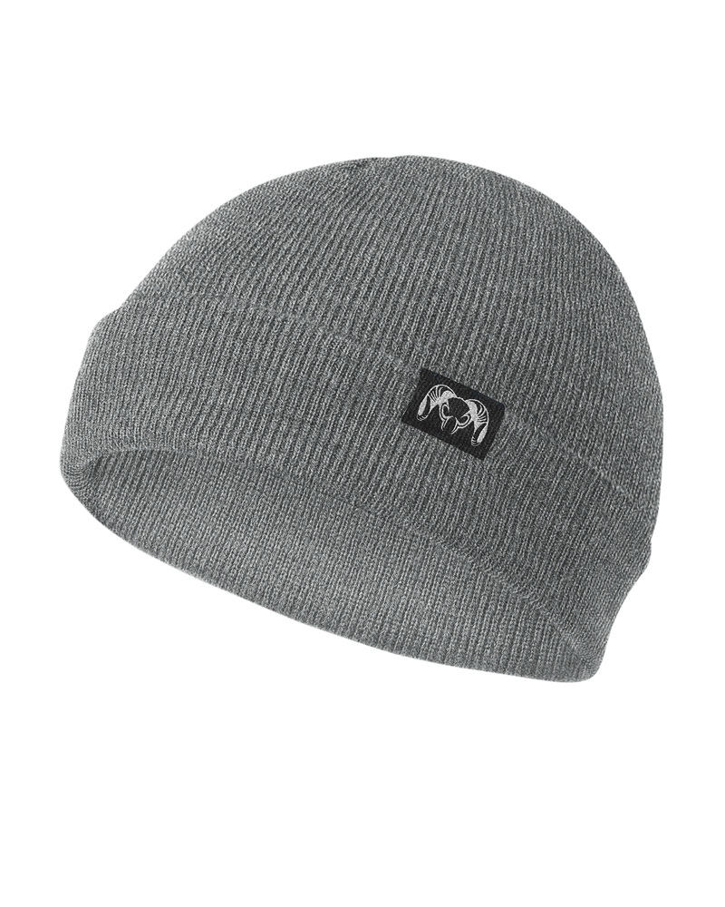 Front of KUIU Beanie in Heather Grey