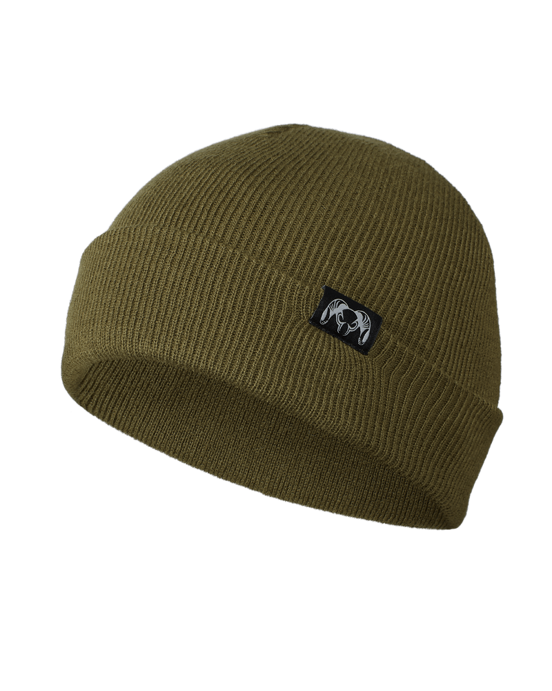 Front of KUIU Beanie in Olive