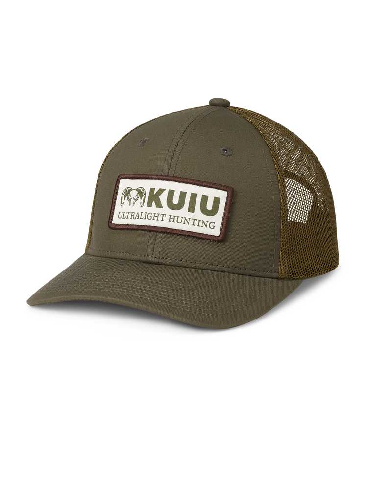 KUIU Woven Logo Patch Hat in Olive Green