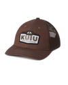 Front of KUIU Printed Patch Hat in Brown