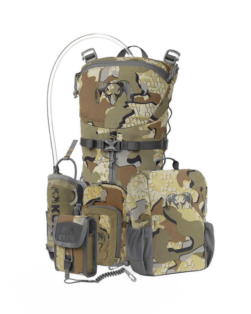 PRO Bino Field Ready Hunting Pack System Set Valo Camo KUIU