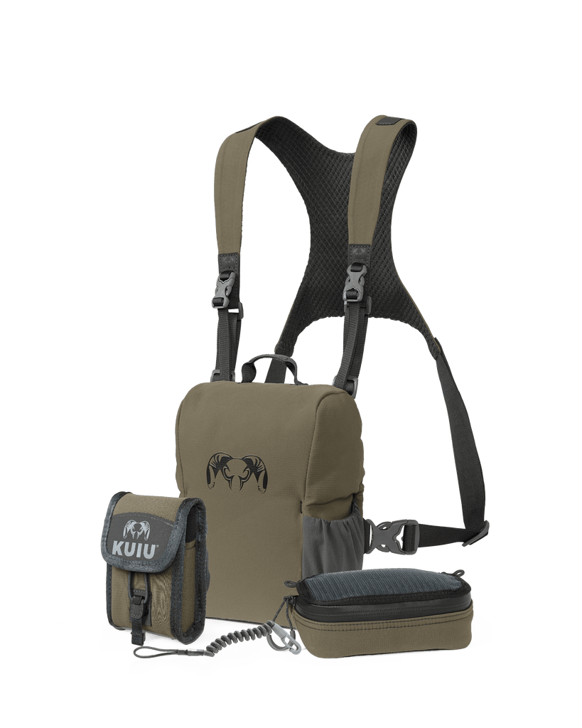 PRO Bino Hunting Rangefinder Case Set Ash Camo KUIU