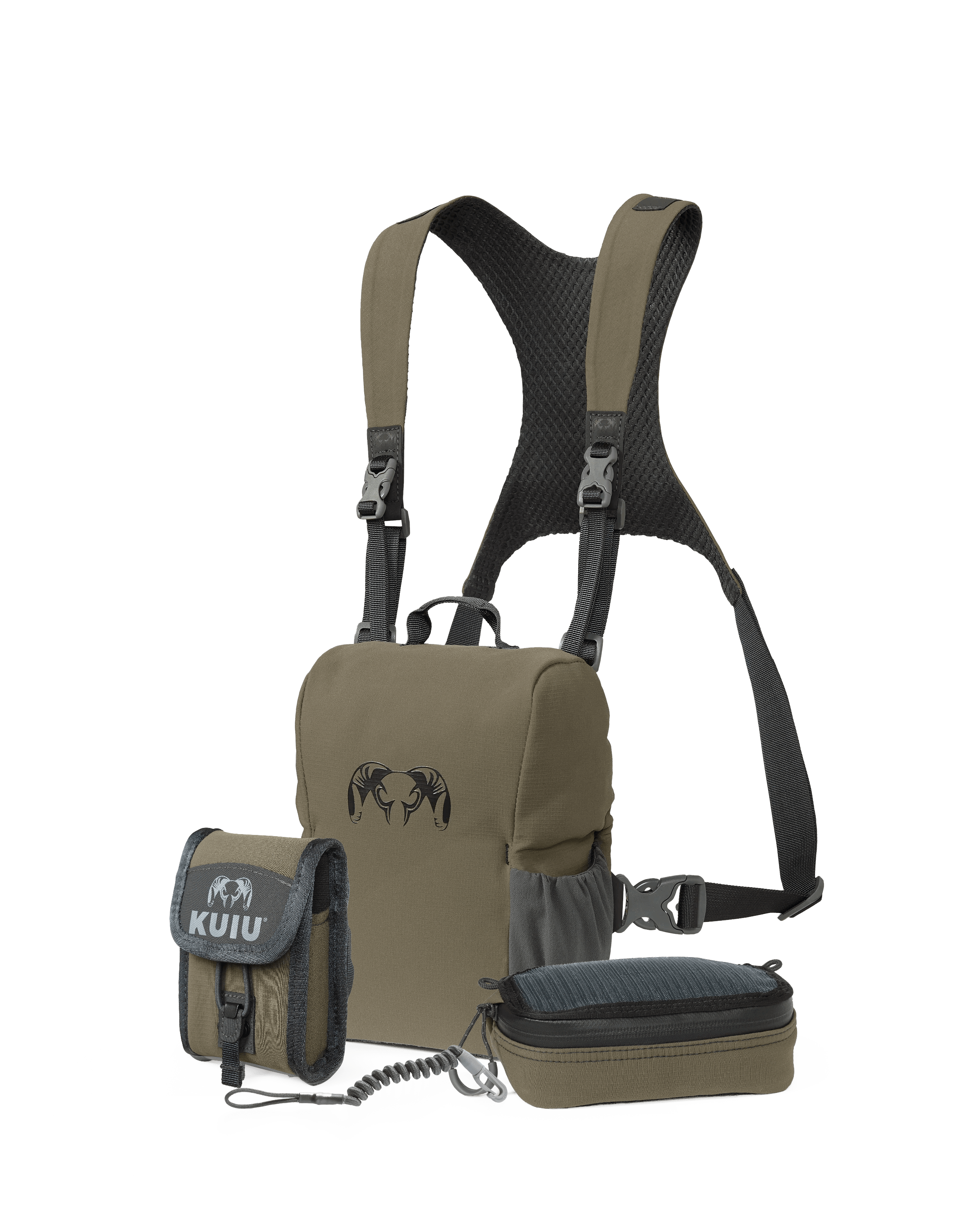 PRO Bino Hunting Rangefinder Case Set Ash Camo KUIU