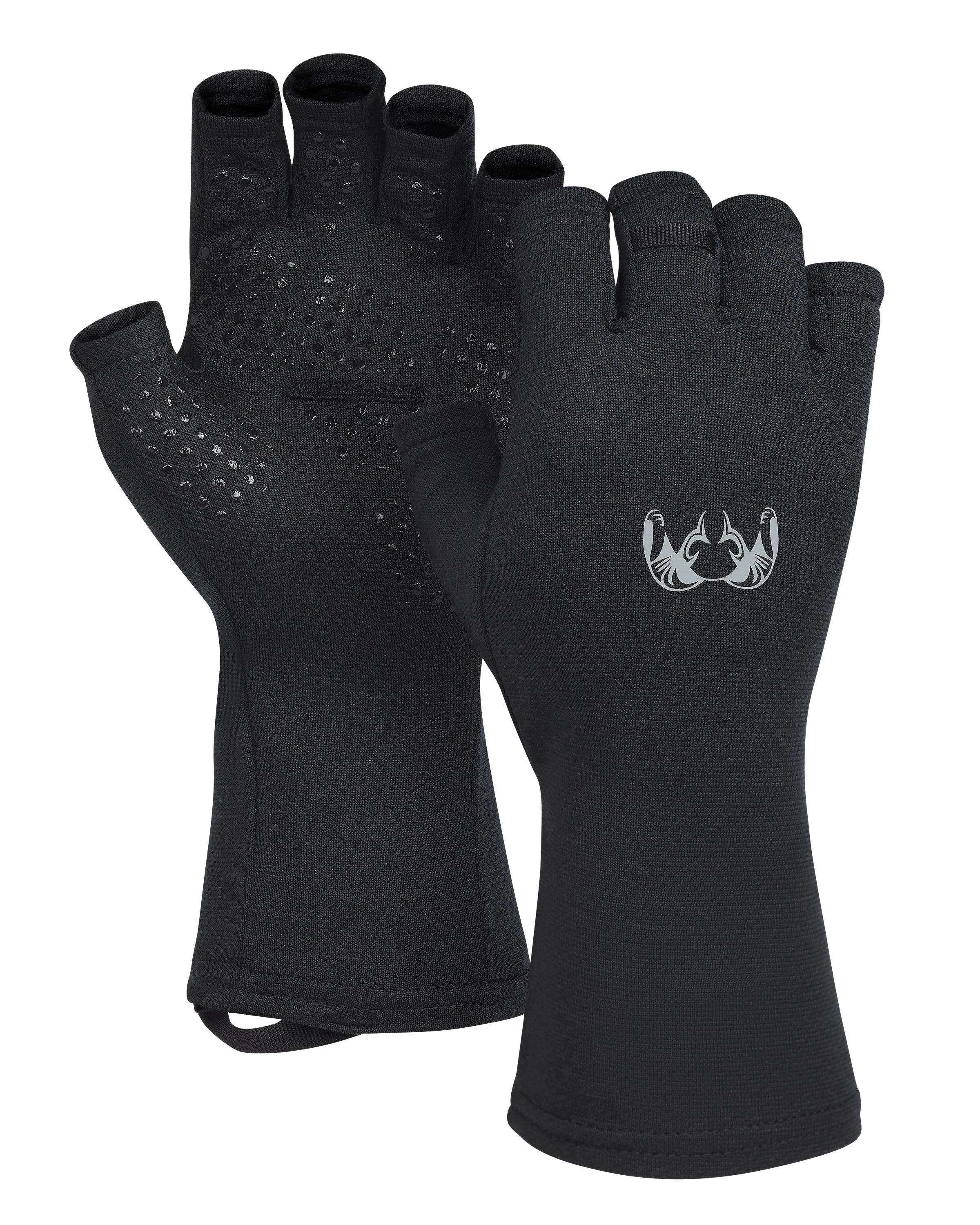 Merino Fingerless Bow Hunting gloves Black KUIU