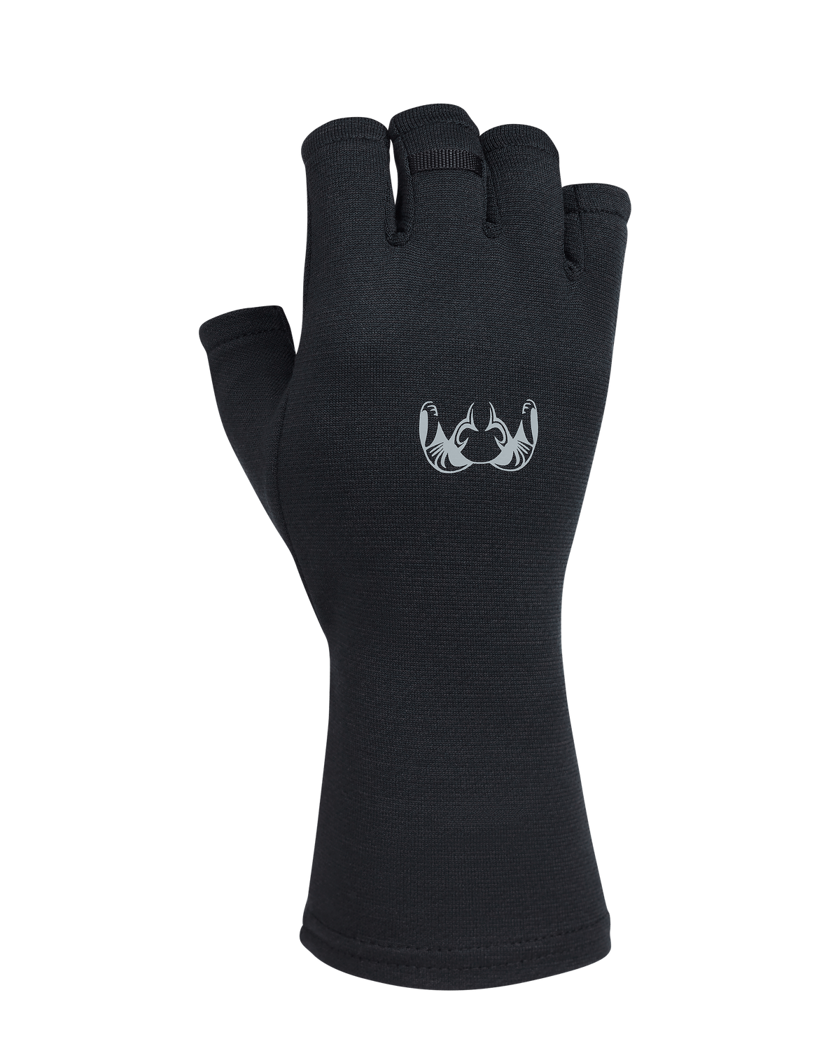Merino Fingerless Bow Hunting gloves Black KUIU