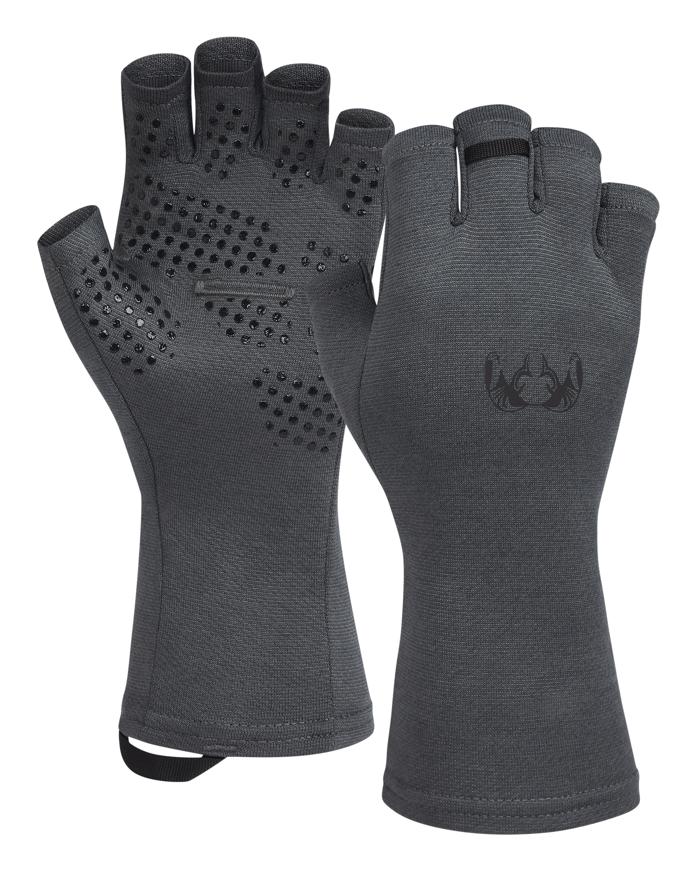 mymayu handschuhe Merino Fingerless Bow Hunting gloves - Gunmetal
