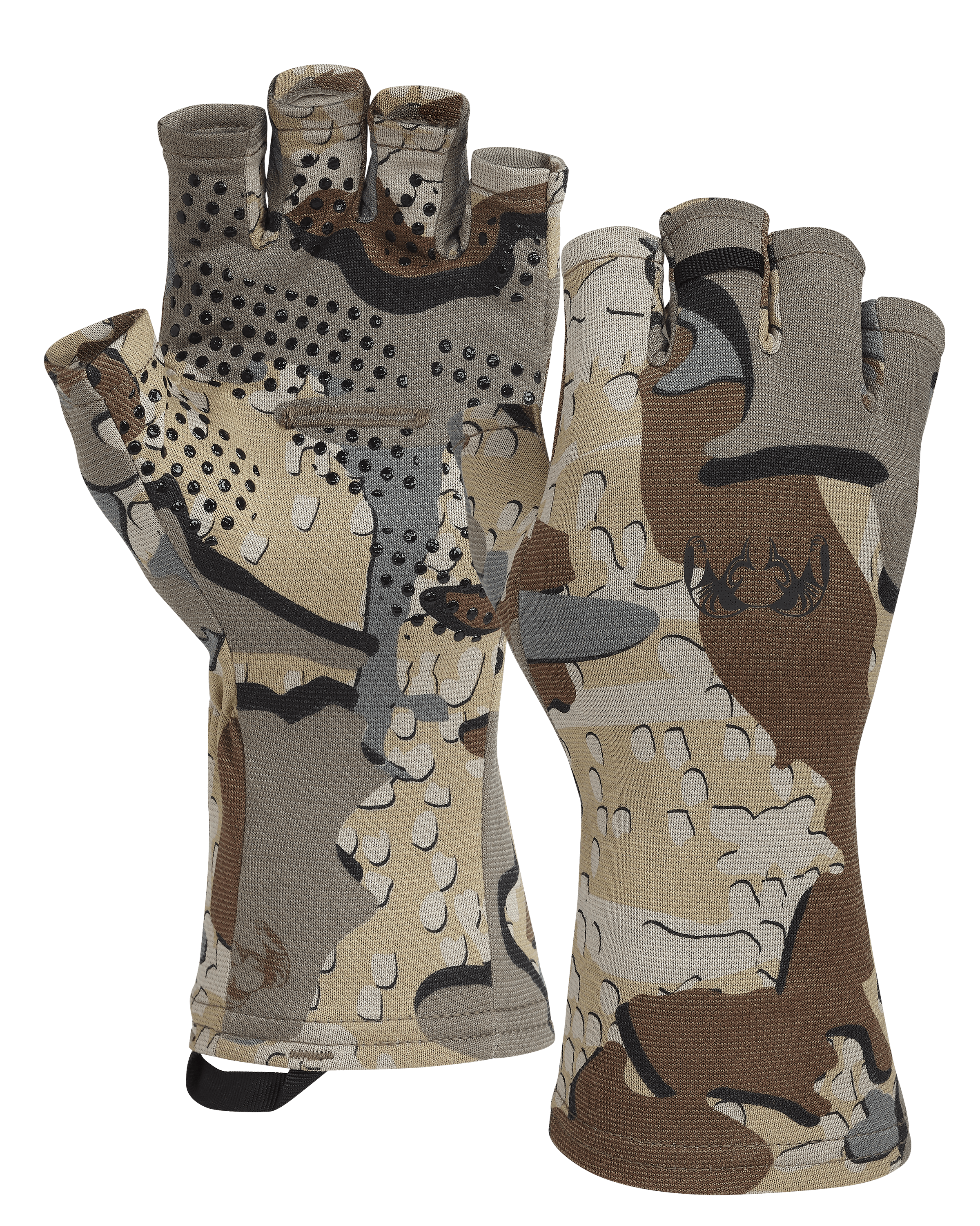 Merino Fingerless Bow Hunting gloves Valo Camouflage KUIU