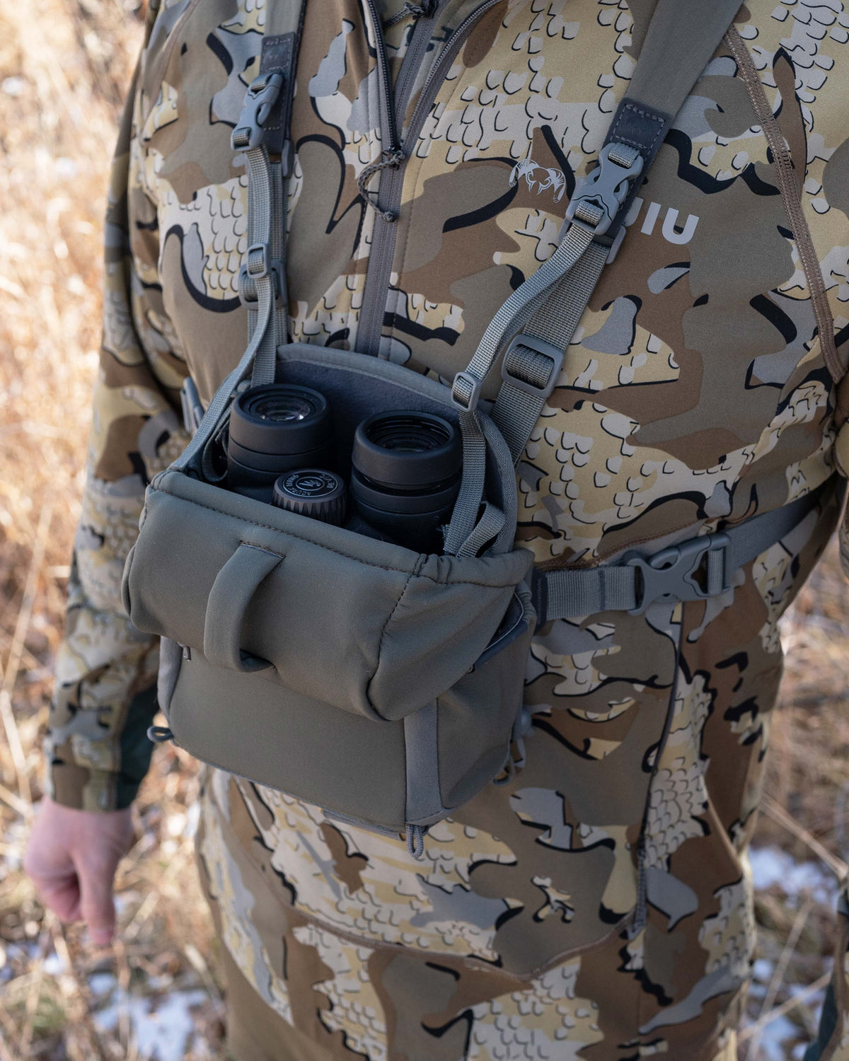 PRO G3 Hunting Bino Harness - Ash | KUIU
