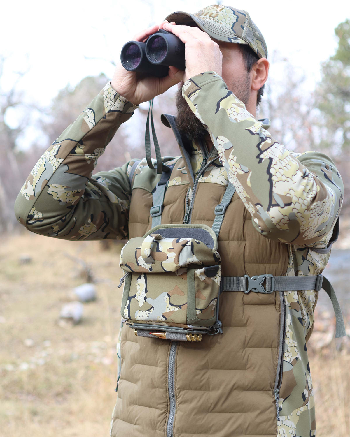 Fhf Gear Bino Chest Harness Fhf Vortex Bino Strap Binocular Pouch