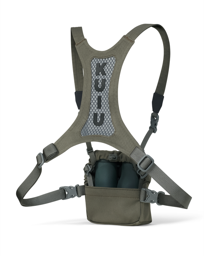 Minimalist Lightweight Bino Harness - Ash | KUIU