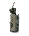 Front of PRO G3 Bear Spray Holder in Ash Brown with Bear Spray Canister securely fasten inside