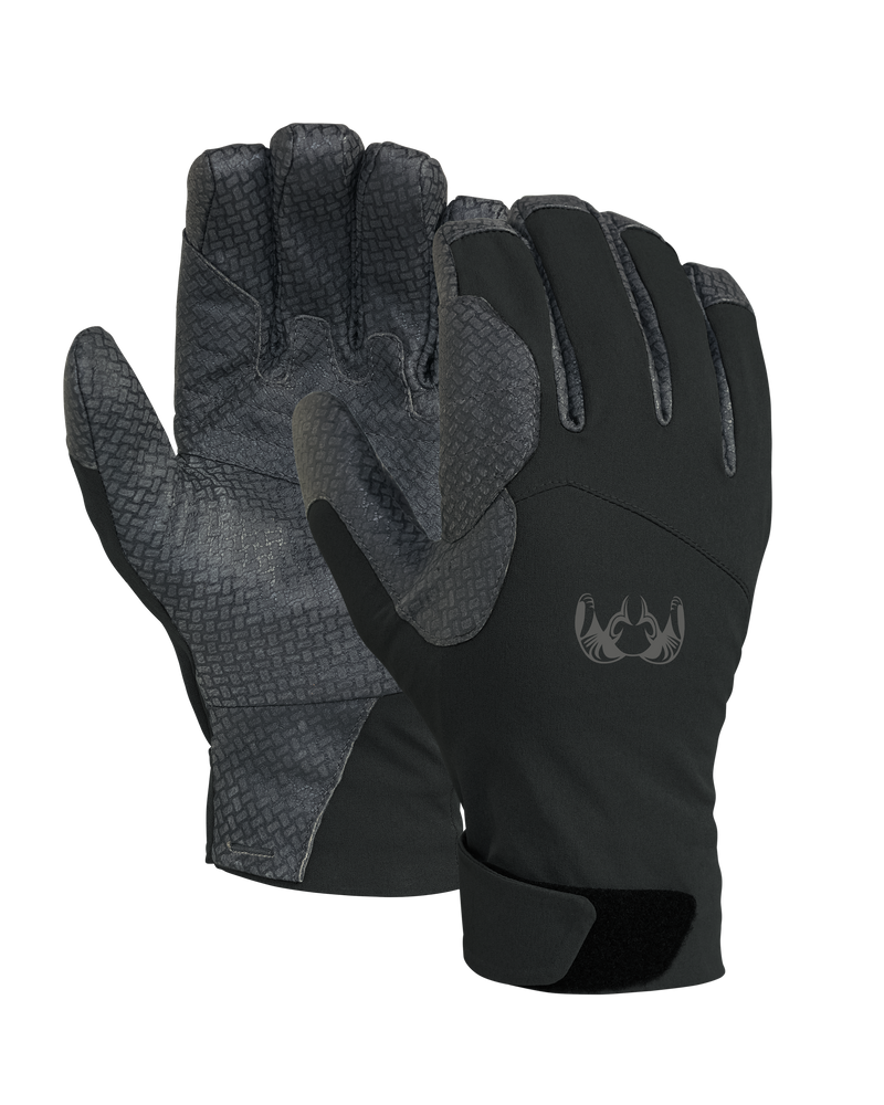 Front and Back of Yukon PRO Glove in Black