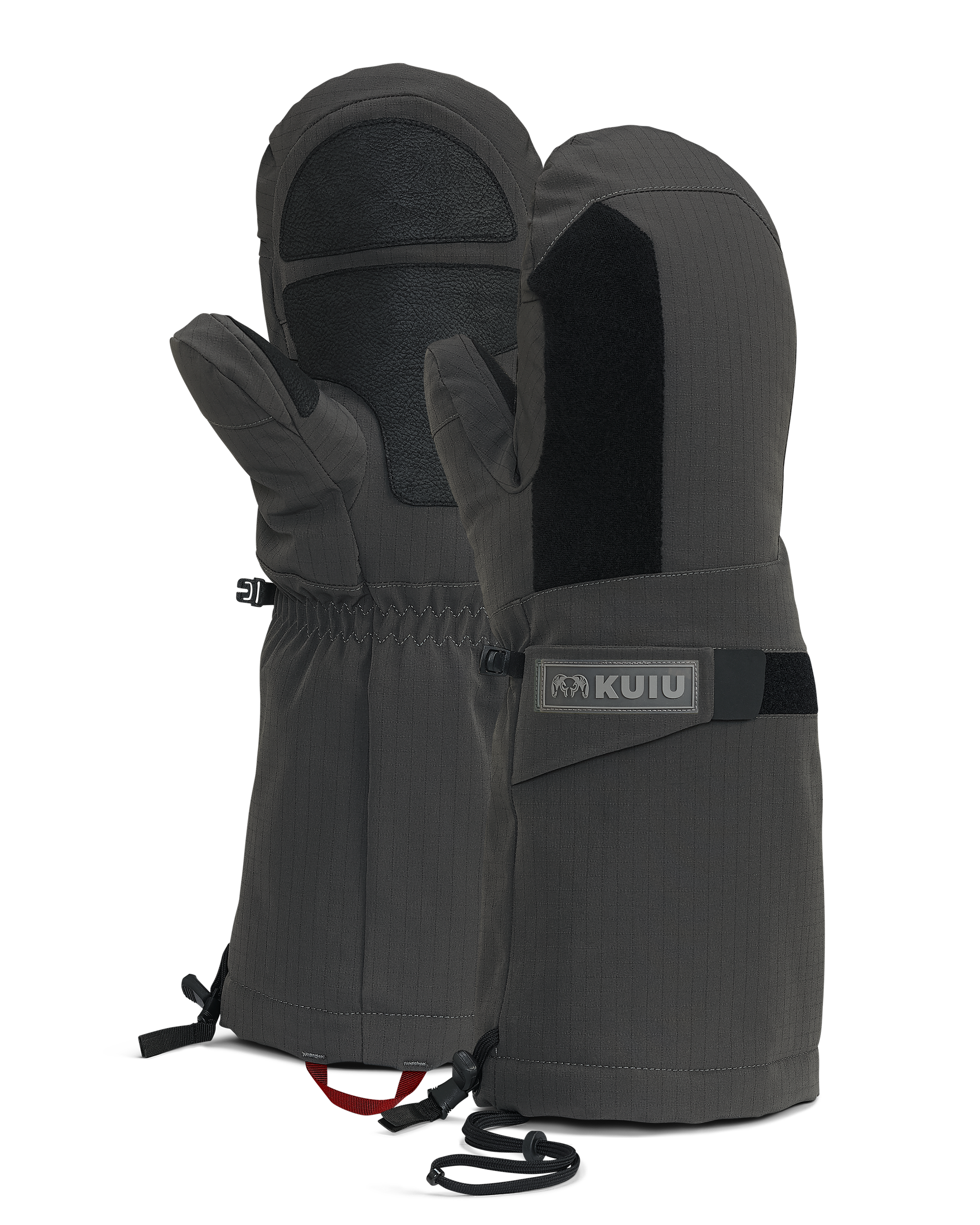 Qoo　1225 Super Down Arktuk Mitts - Extreme Cold Mittens - Asphalt | KUIU