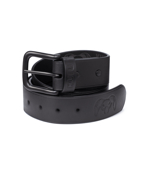 KUIU Leather Belt with Metal Matte Buckle | Black