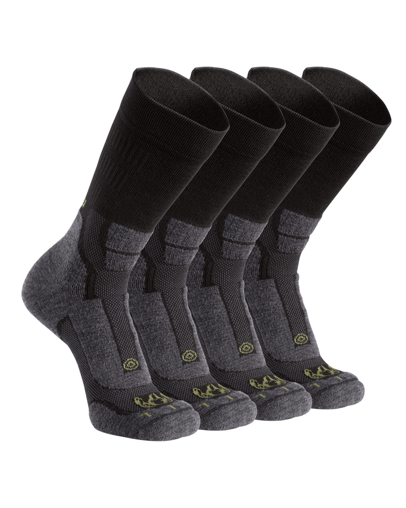 StrongWool Hybrid Hunting Socks 4-Pack - Grey Green | KUIU