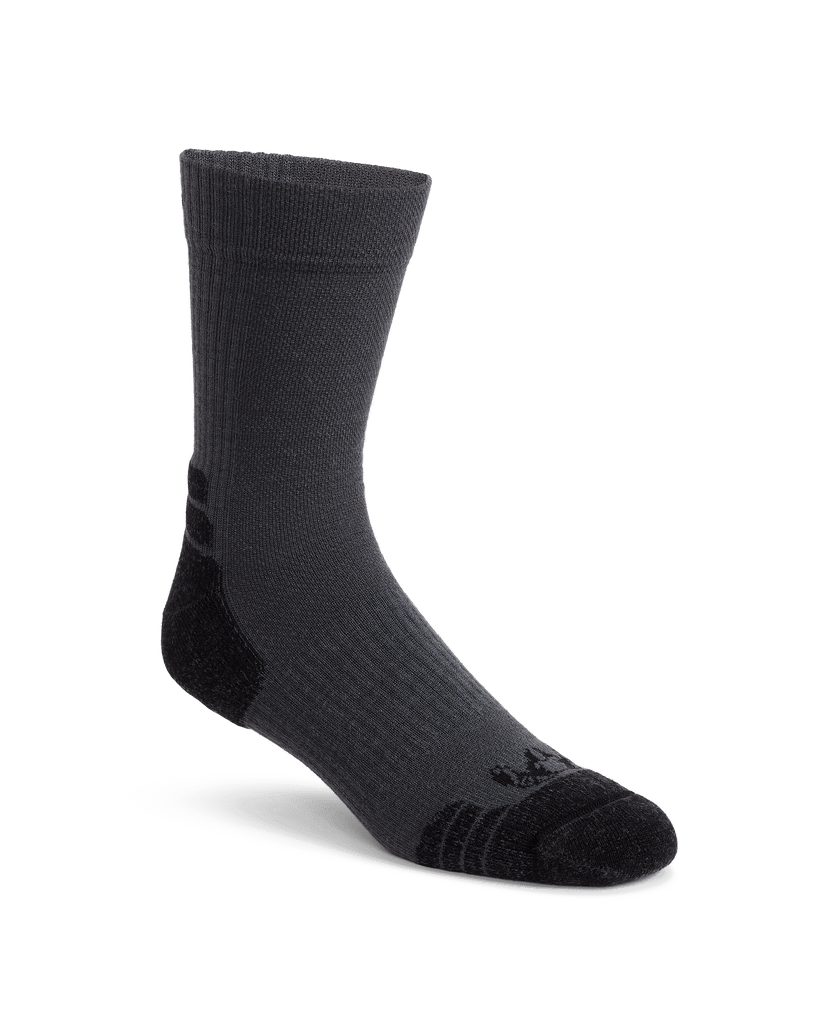 Calzino Bridgedale Merino Peso Medio Trekker Uomo - Gunmetal: Comodo E Traspirante