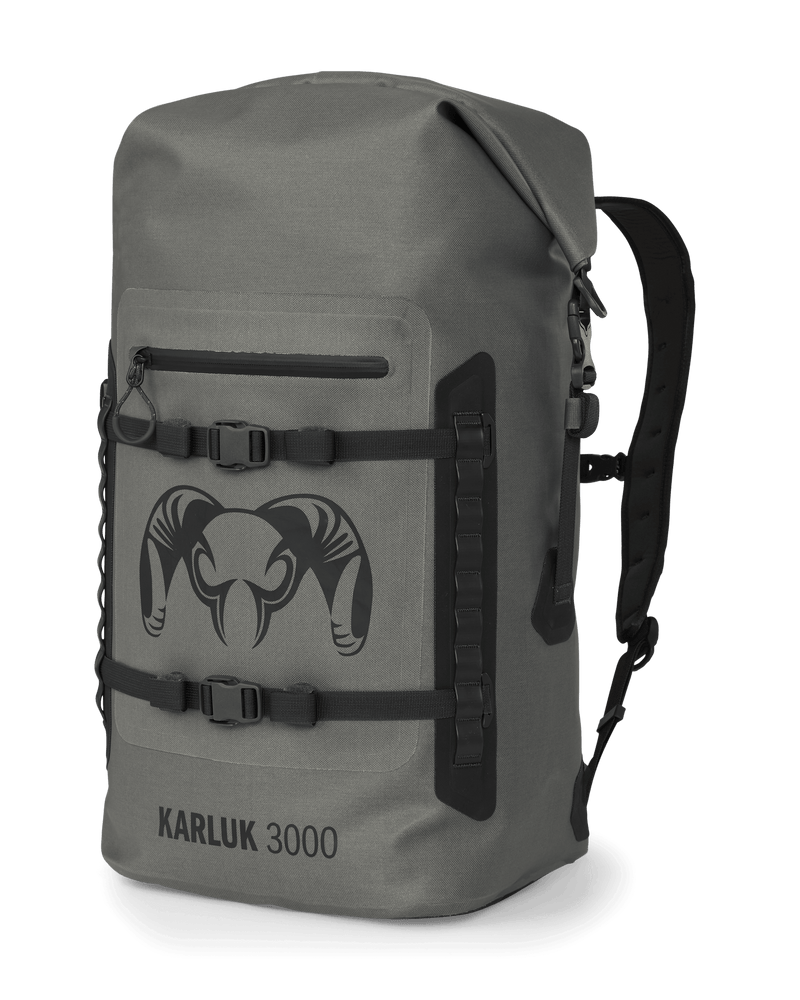 Karluk 3000 Roll Top Dry Backpack | Stone