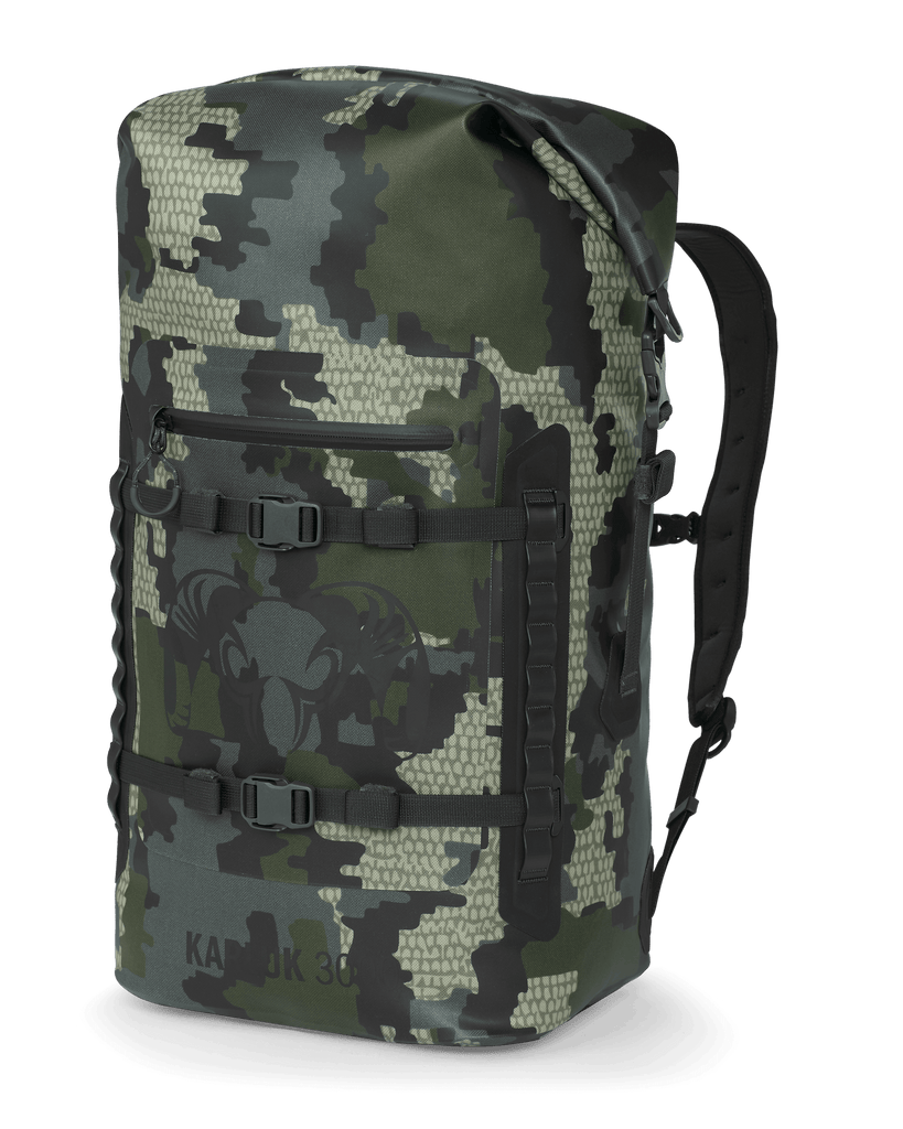 Karluk 3000 Waterproof Roll Top Backpack Verde Camo KUIU
