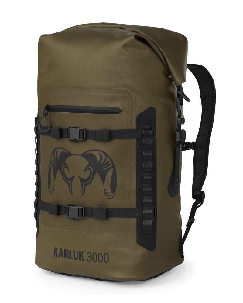 Karluk 3000 Roll Top Dry Backpack | Coyote Brown