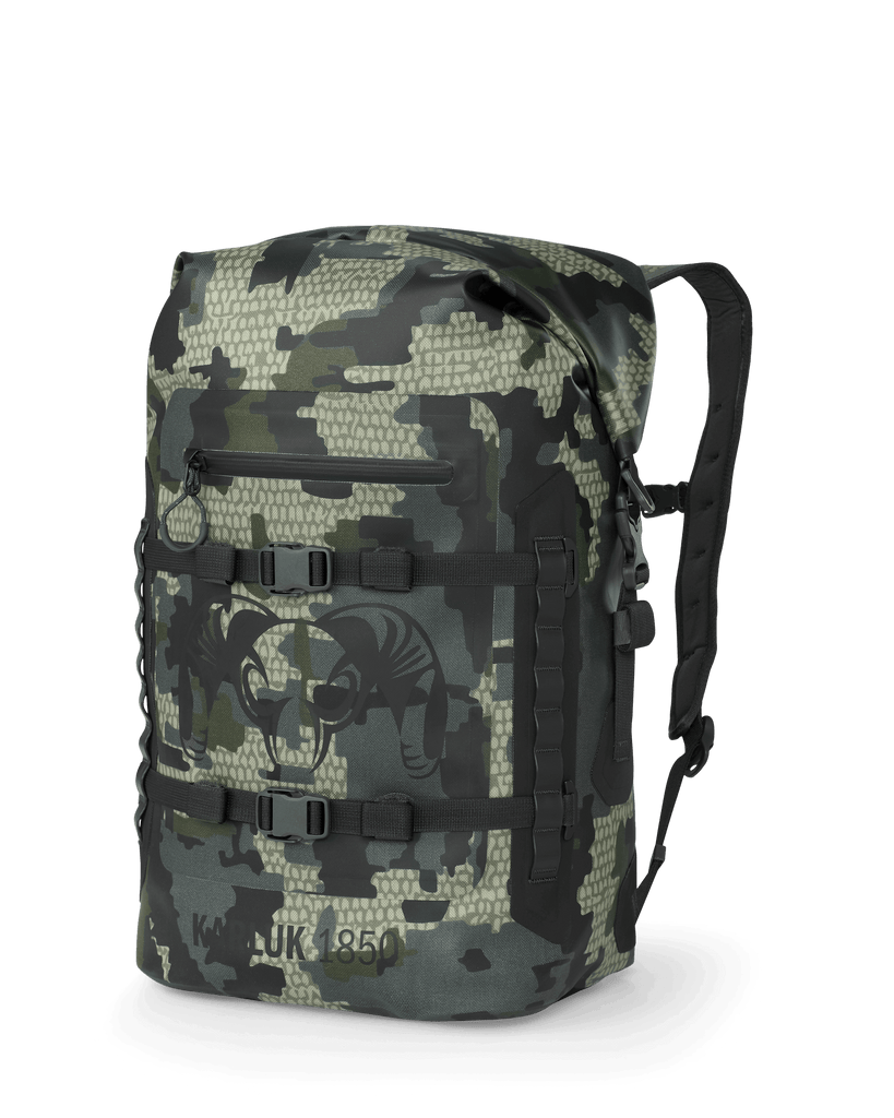Karluk 1850 Waterproof Roll Top Backpack Verde Camo KUIU