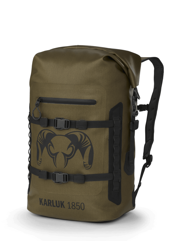 Karluk 1850 Roll Top Dry Backpack | Coyote Brown