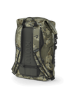 Back of Karluk 1850 Roll Top Dry Backpack in Valo Camouflage