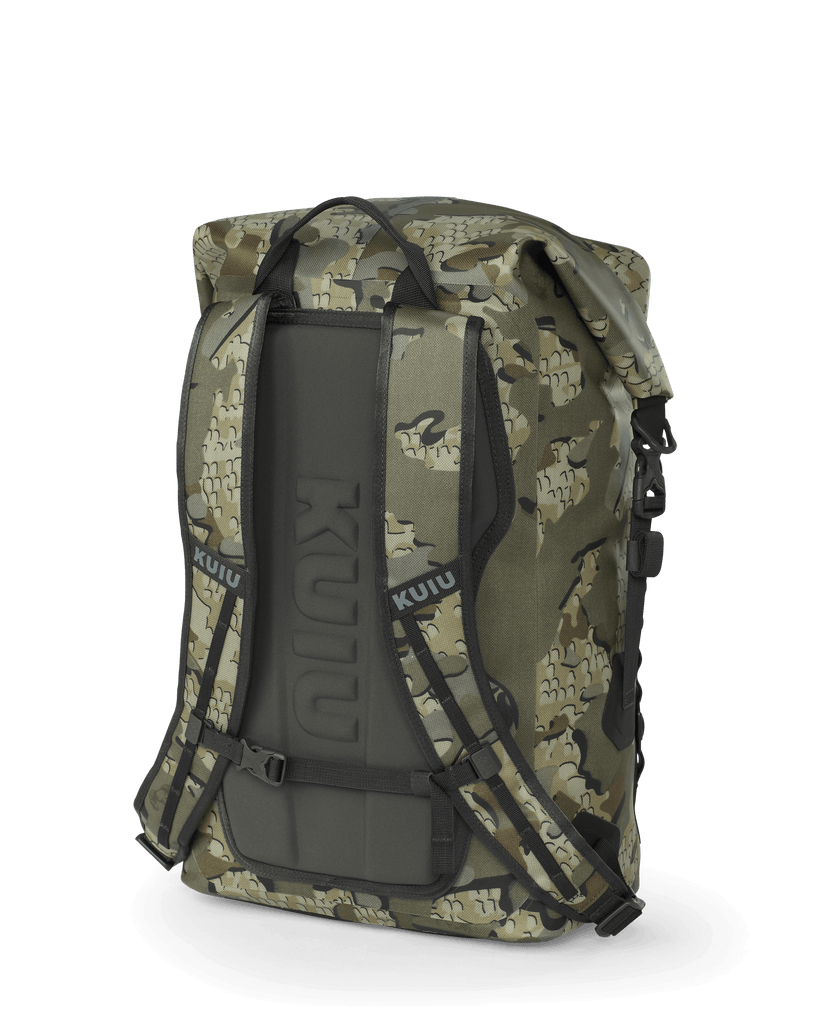 Karluk 1850 Waterproof Roll Top Backpack Valo Camo KUIU