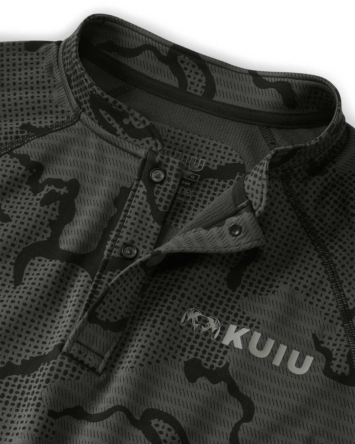 Ridgepoint Outdoor Fleece Henley - Black Tonal | KUIU