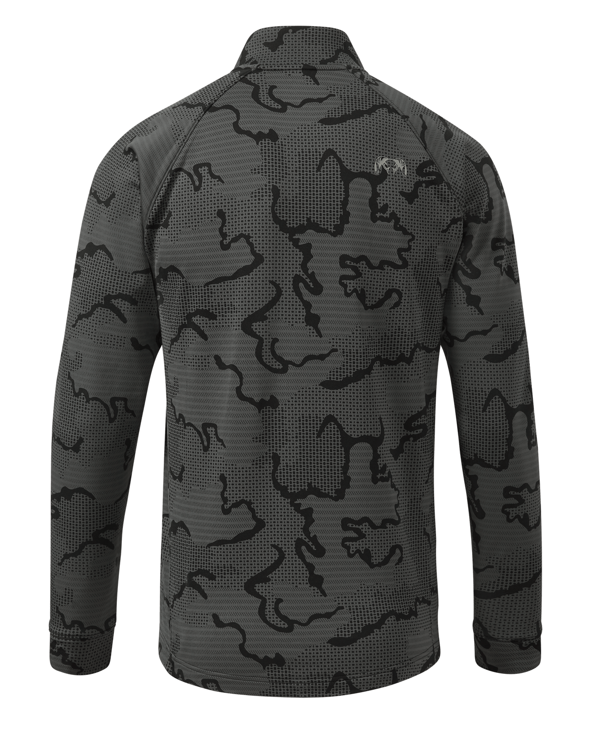 Ridgepoint Fleece Hunting Pullover Zip-T - Black Tonal | KUIU