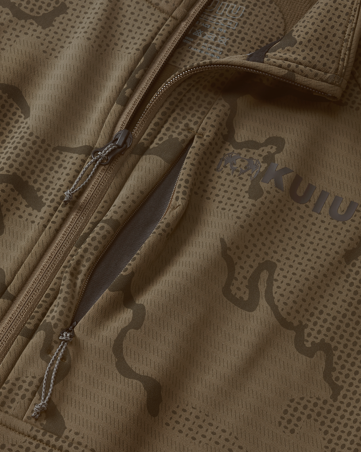 Ridgepoint Fleece Hunting Pullover Zip-T - Olive Tonal | KUIU