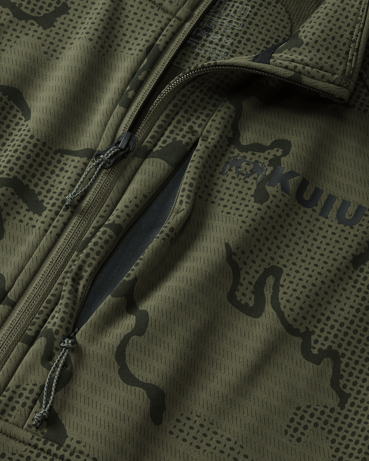 Ridgepoint Fleece Hunting Pullover Zip-T - Olive Tonal | KUIU