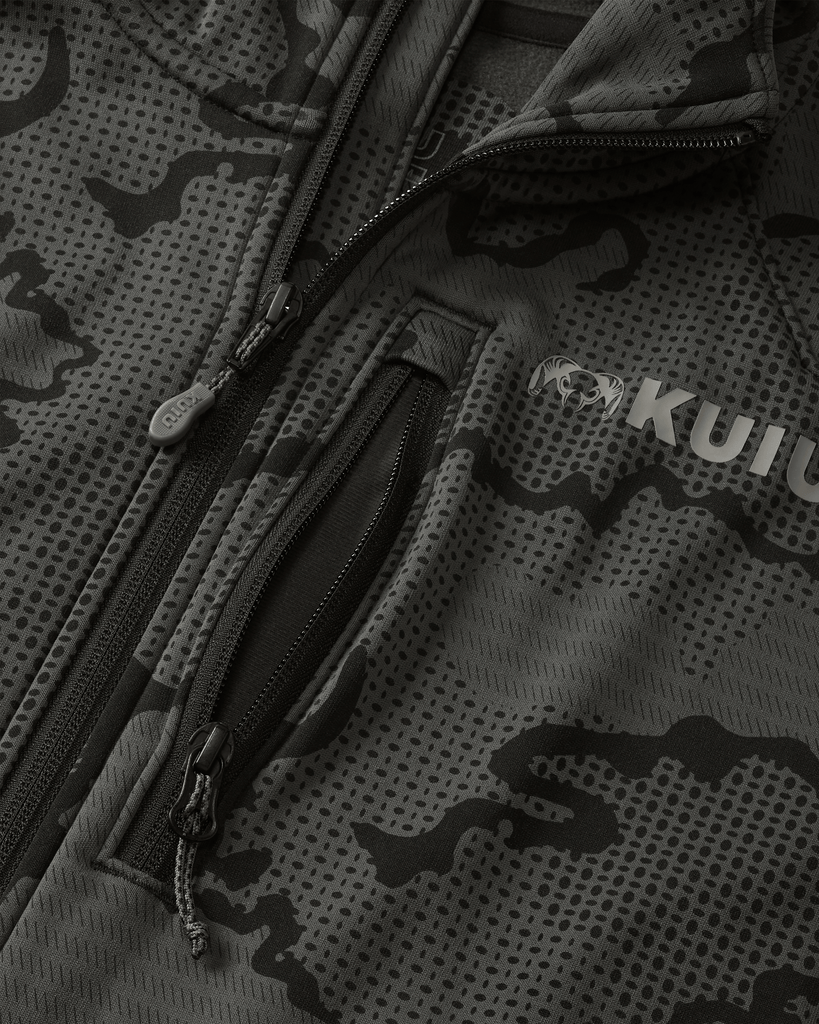 Ridgepoint Fleece Hoodie | Black Tonal – KUIU