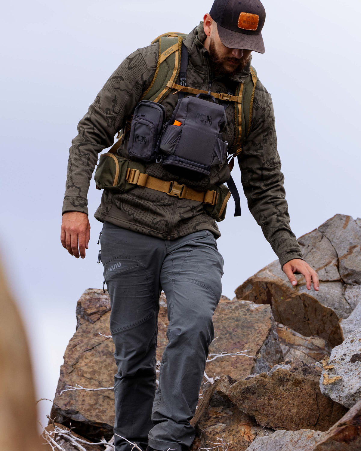 Ridgepoint Fleece Hoodie | Black Tonal – KUIU