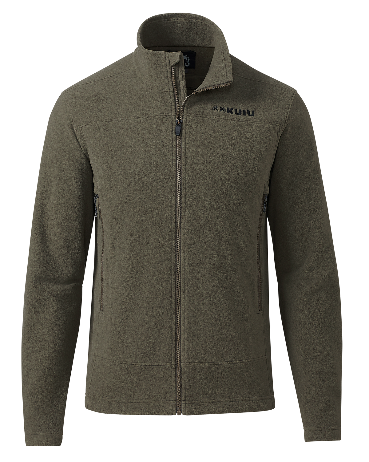 Border Fleece Hunting Jacket Full Zip - Ash | KUIU