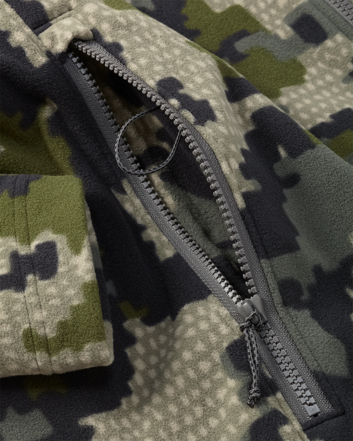 Border Camo Fleece Hunting Jacket Full Zip - Verde | KUIU