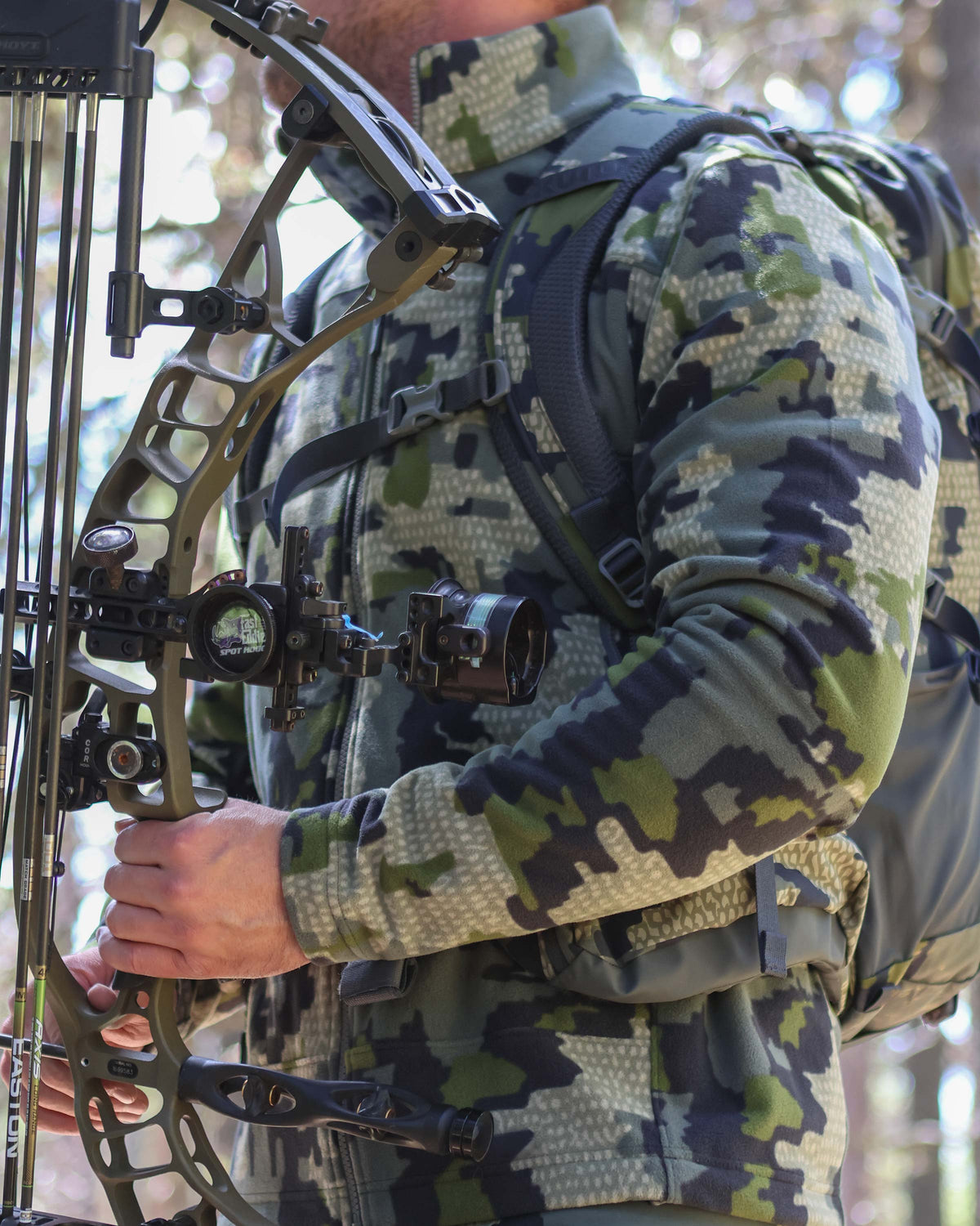 Border Camo Fleece Hunting Jacket Full Zip - Valo | KUIU