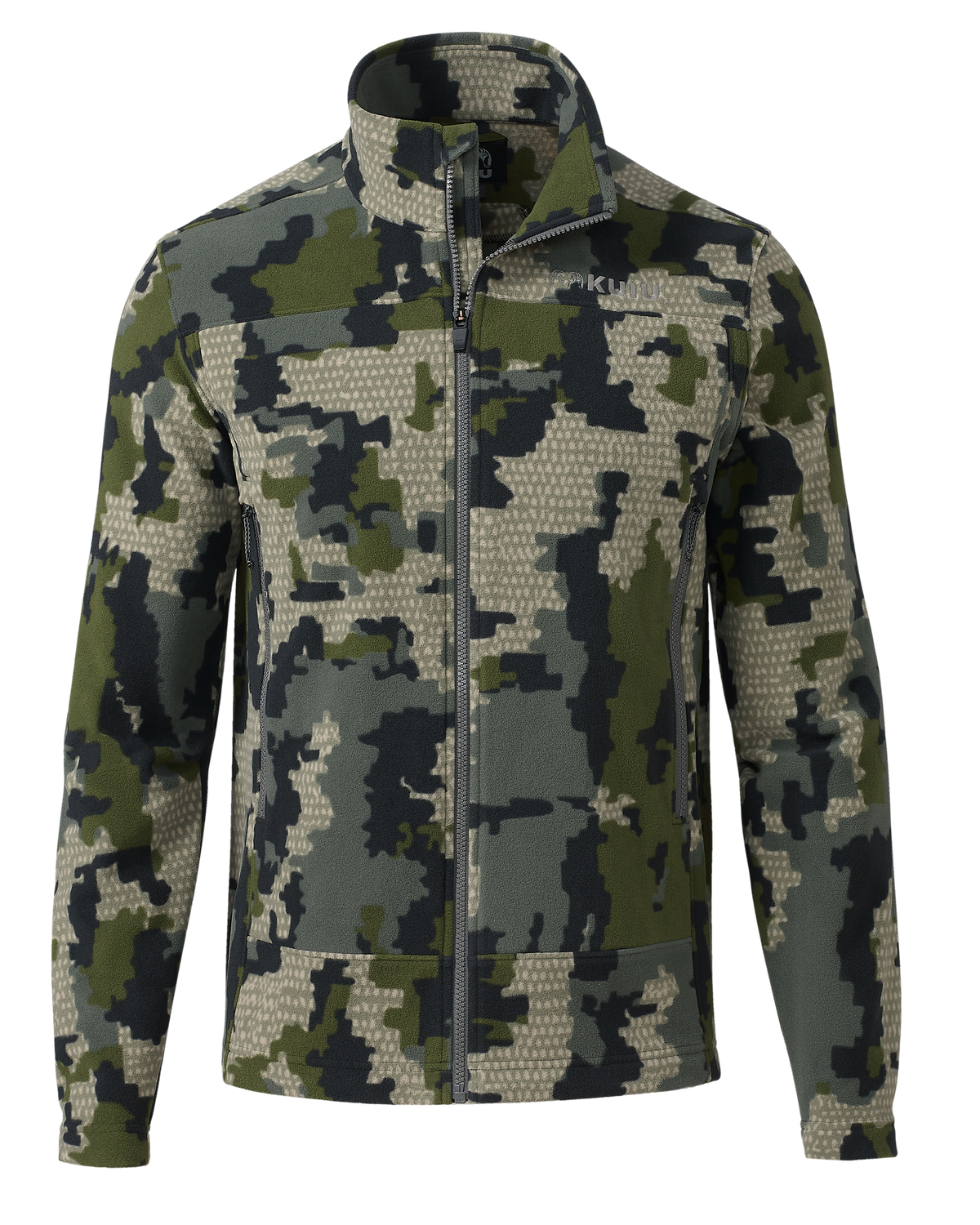 Ameri FLEECE BONDING ZIP BLOUSON Free Khaki