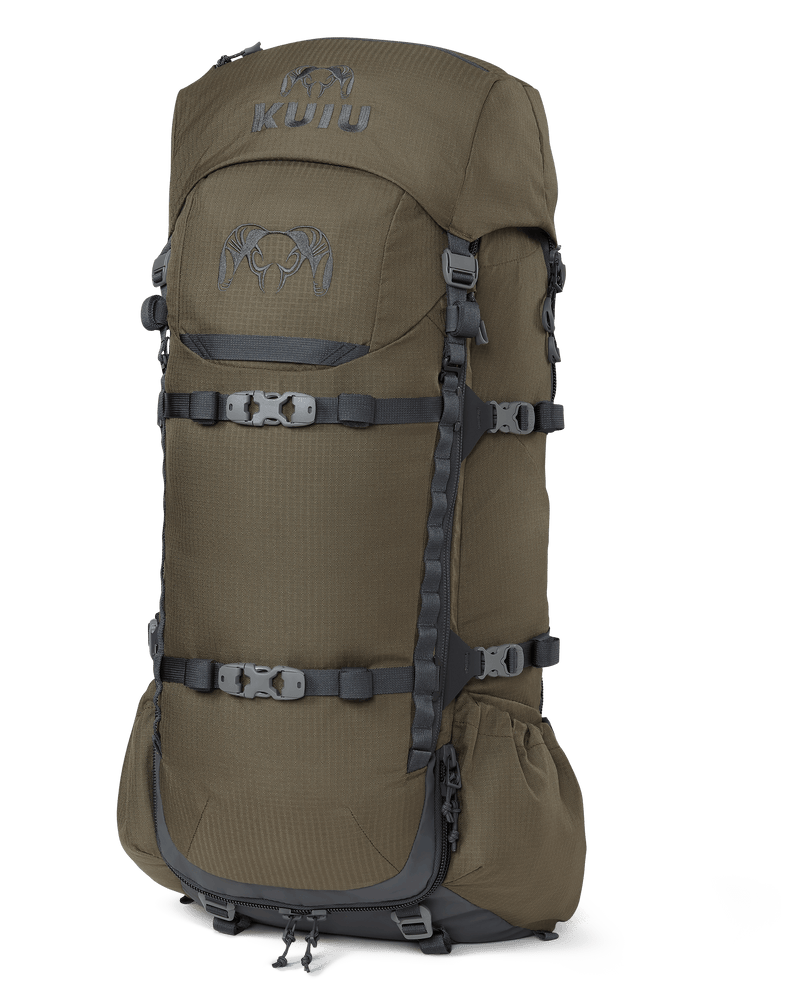 Front of PRO Divide 4500 Bag in Ash Brown, bag only, with lid