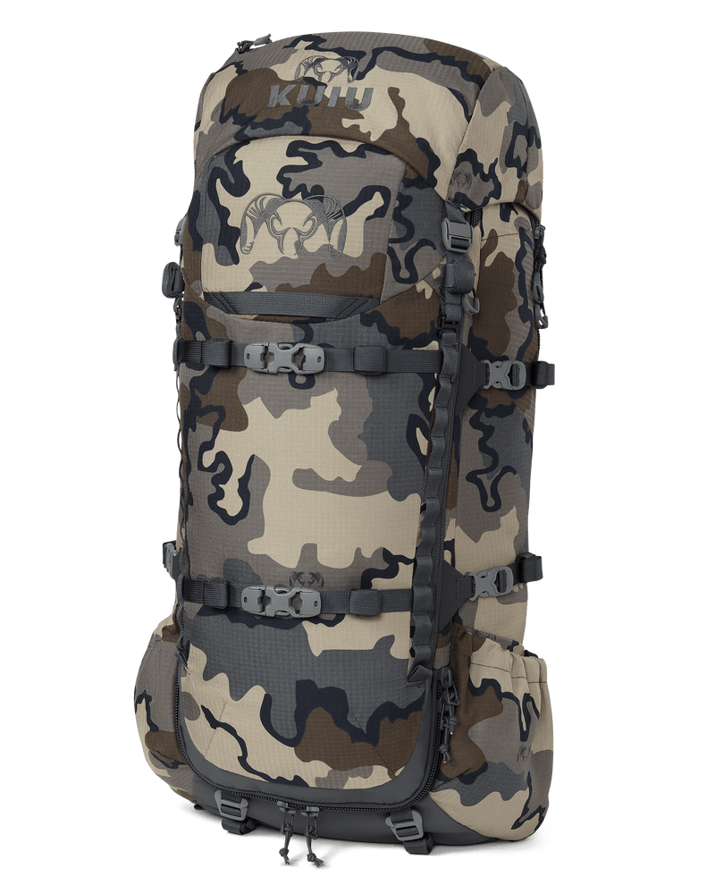 Front of PRO Divide 4500 Bag in Vias Camoufage, bag only, with lid