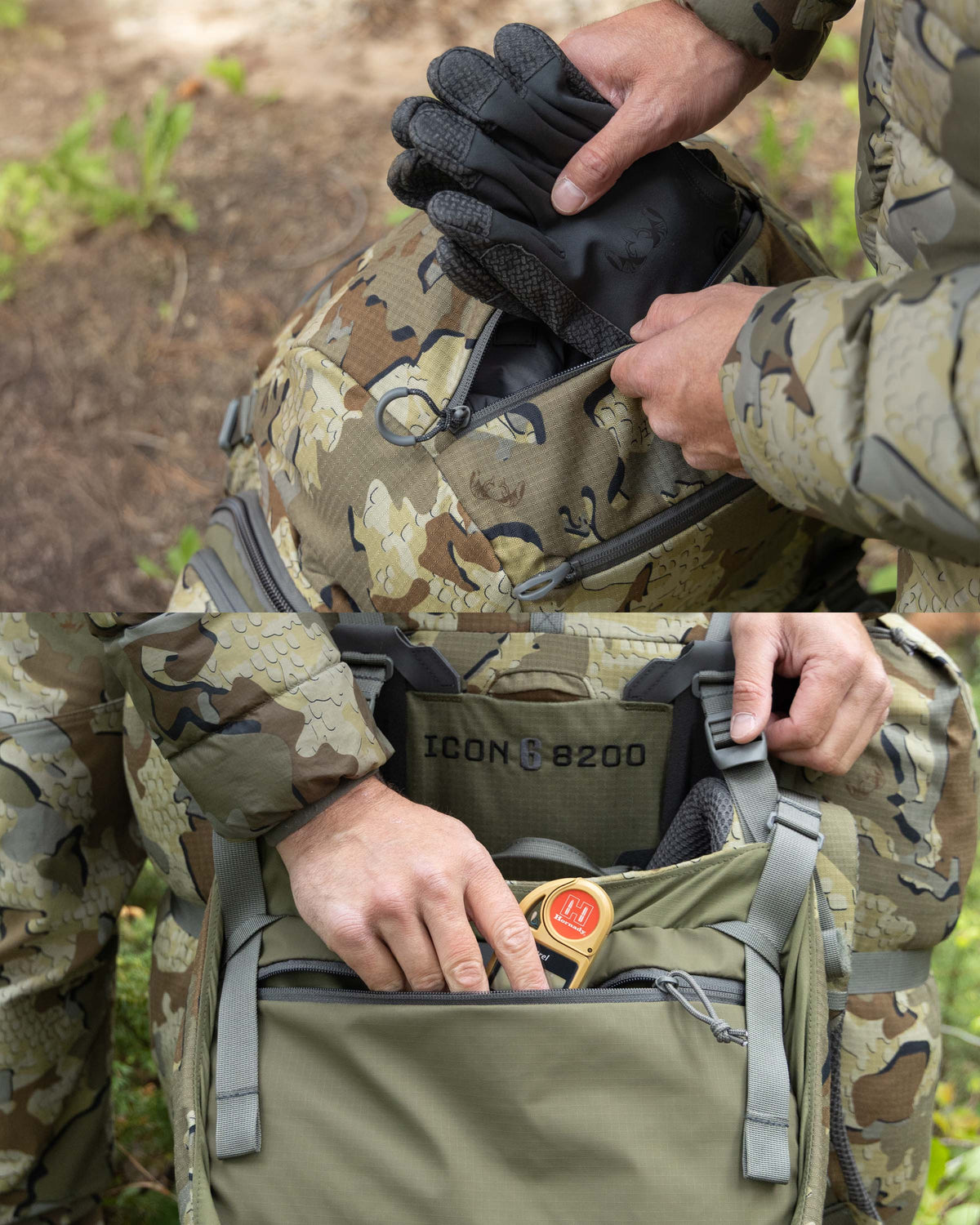 ICON 6 8200 Expedition Hunting Pack - Valo Camo | KUIU