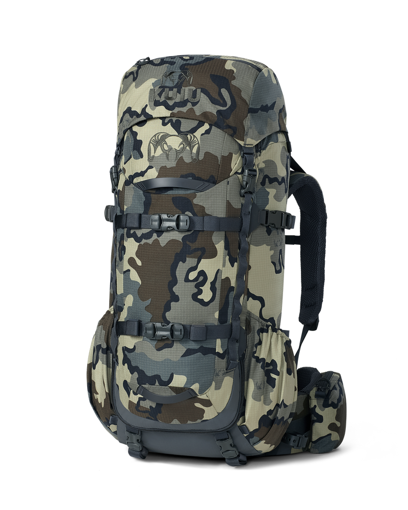 Front angled view of ICON 6 4500 Pack in Vias Camouflage