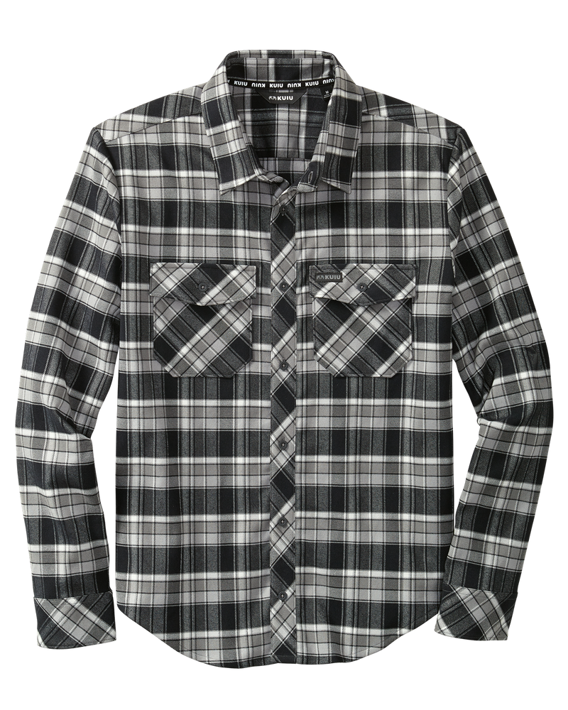 Outlet KUIU HW Plaid Flannel Shirt | Grey Plaid