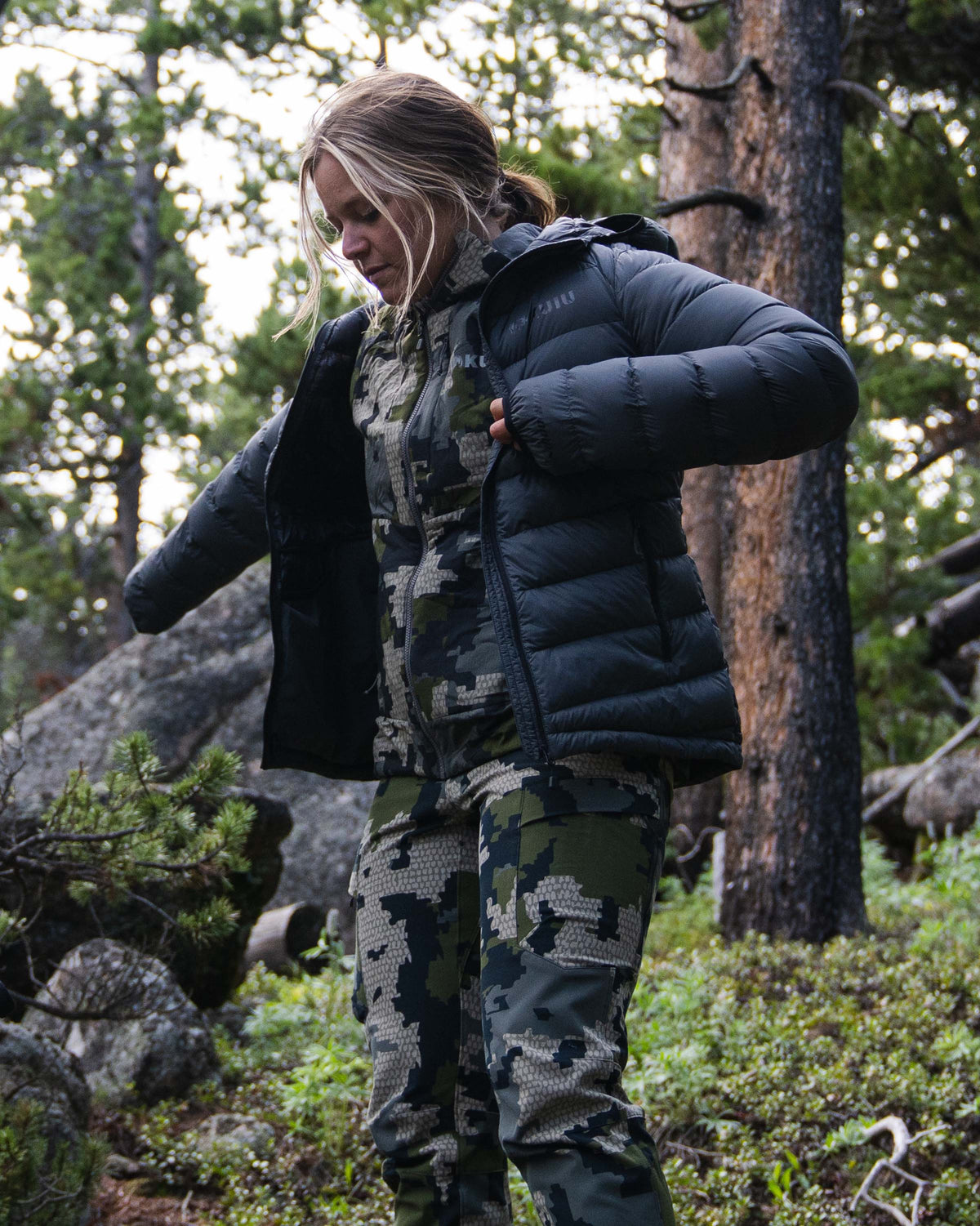 Women s Super Down LT Hooded Puff Jacket Vias KUIU