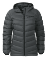 Women's Super Down LT Hooded Puff Jacket - Gunmetal | KUIU