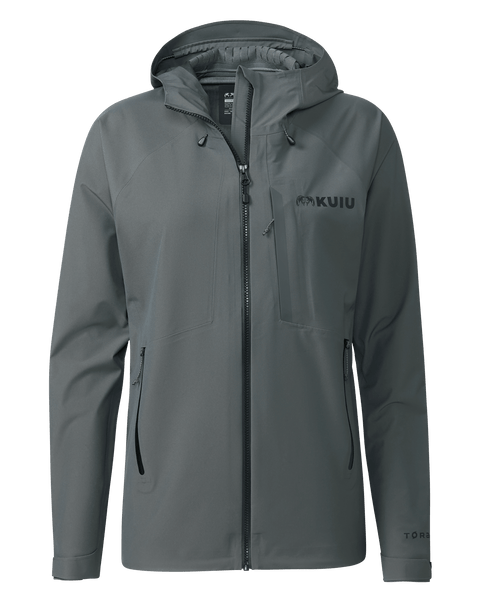 Chugach TR Women's Waterproof Hunting Jacket - Gunmetal | KUIU