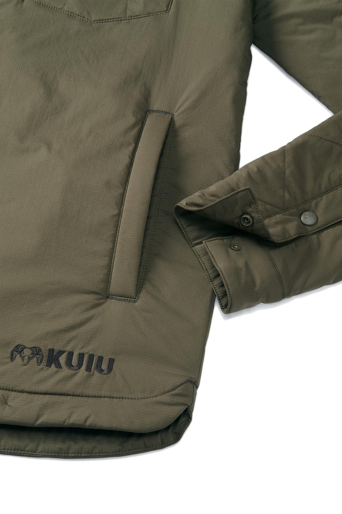 Base Camp Insulated Snap Shirt Jacket - Ash | KUIU