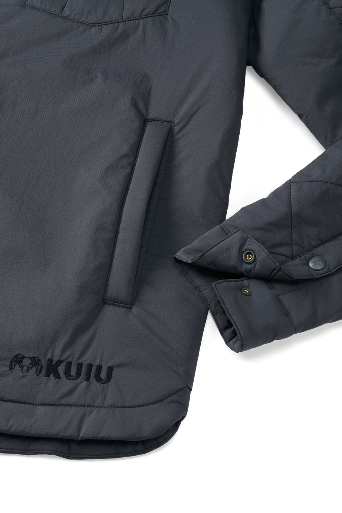 Kuiu Snap Shirt Noir Isolé Taille M - Veste Légère De Chasse Moyenne Occasion