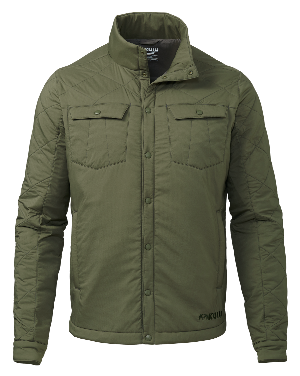 Base Camp Insulated Snap Shirt Jacket - Olive | KUIU