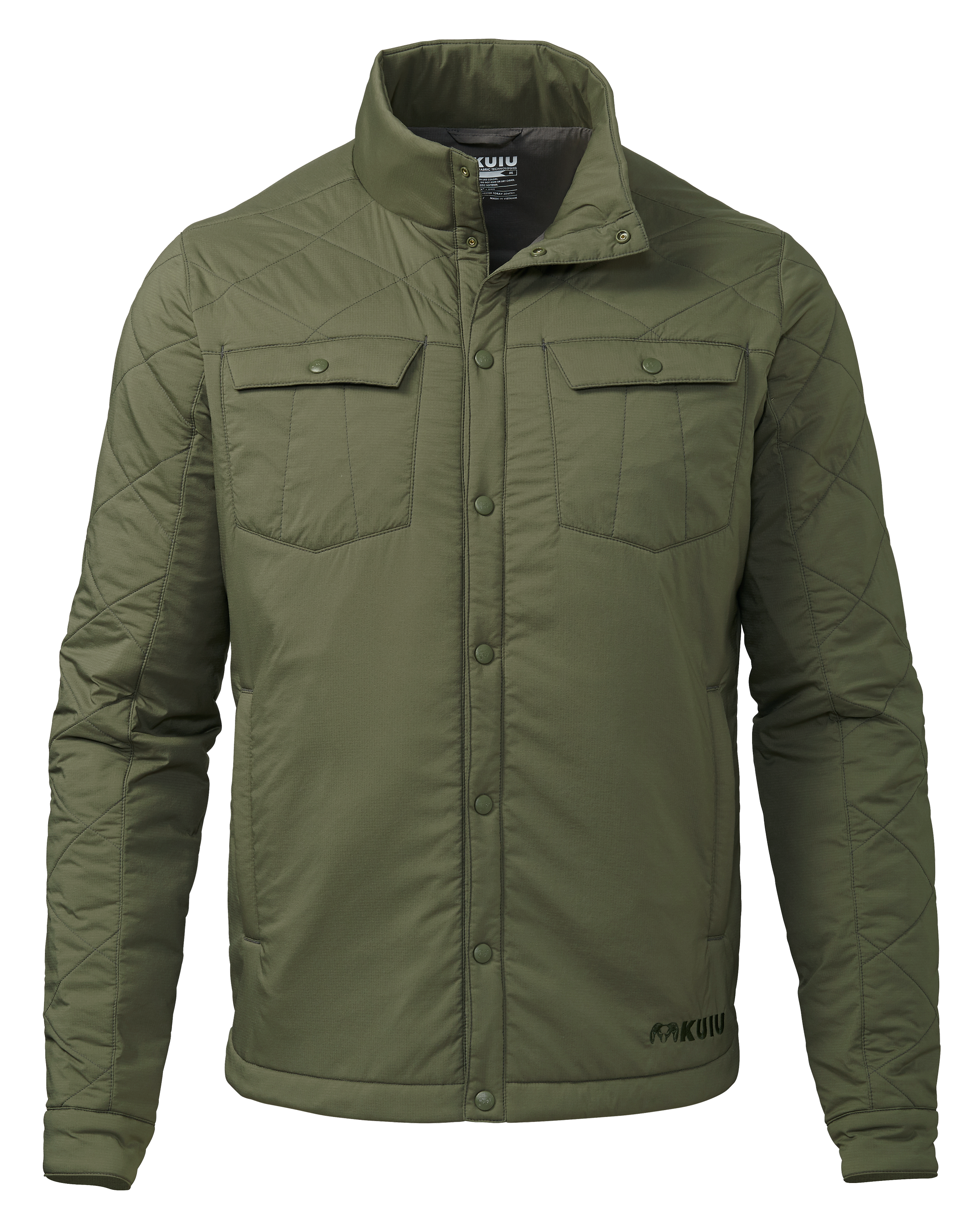 Base Camp Insulated Snap Shirt Jacket - Olive | KUIU