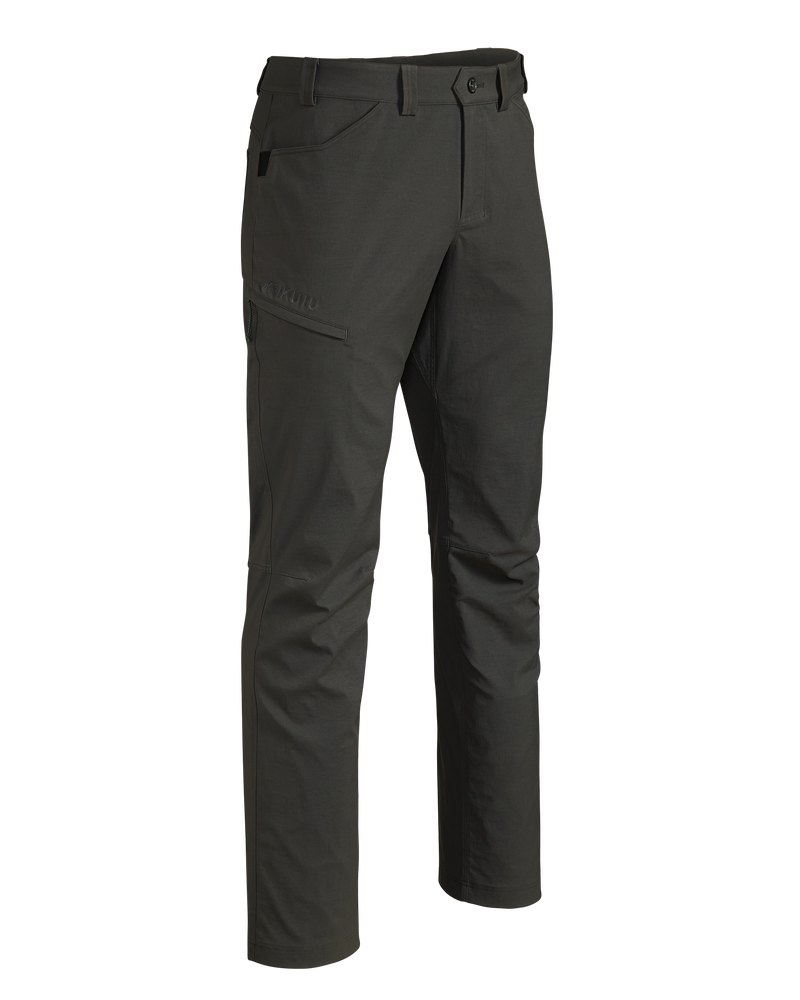 Front of Switchback Pant in Asphalt Grey